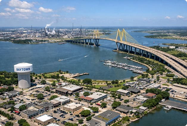Baytown, TX commercial district