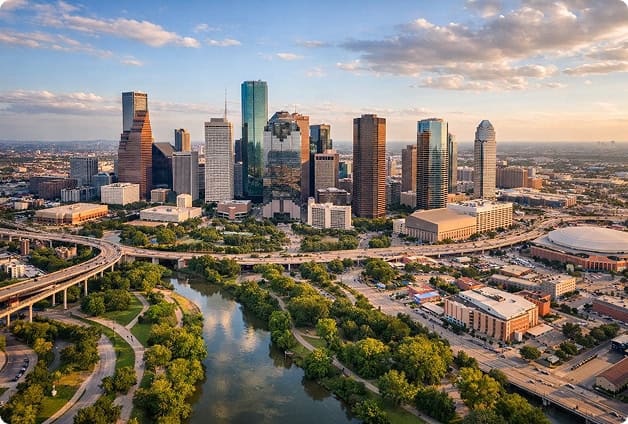 Houston commercial district