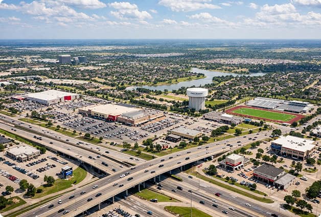 Pearland commercial district